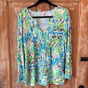 Lilly Pulitzer Women's Multicolor Top Small